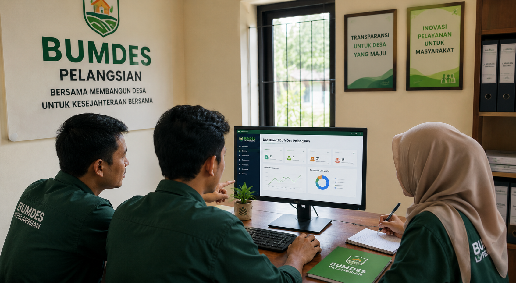BUMDes Pelangsian Tingkatkan Pelayanan Melalui Digitalisasi Administrasi